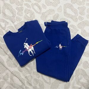 Polo Ralph Lauren, Boys Size M (10-12), Color Royal Blue, 2 piece